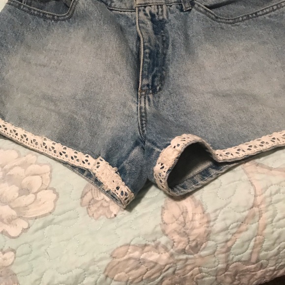 Paris Blues Halter Top & Embroidered Jean Shorts - Picture 3 of 6